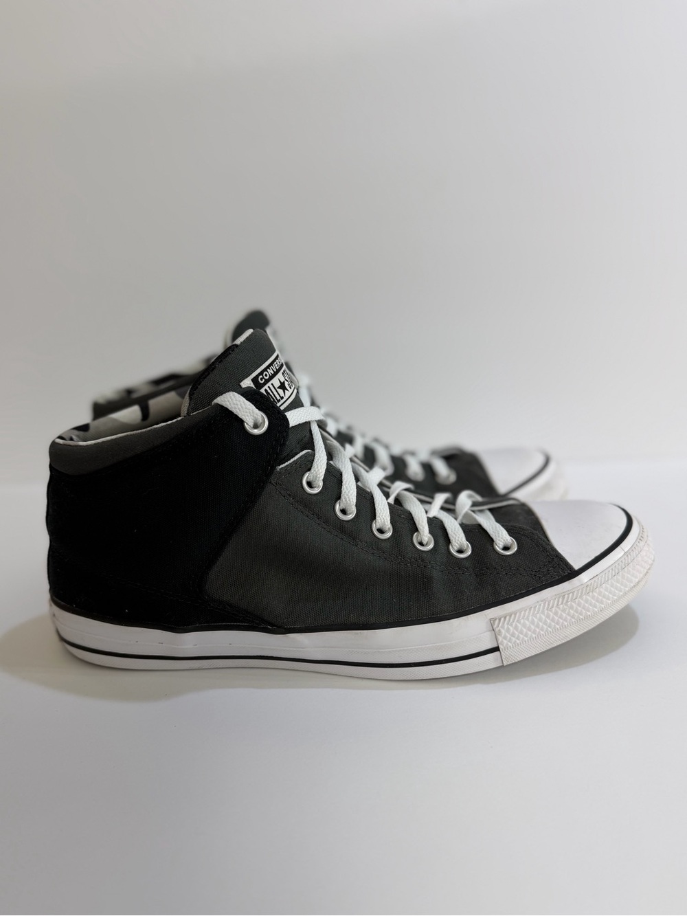Converse All Star High Top Sneakers Black White Men’s Size 13 Canvas Lace Up